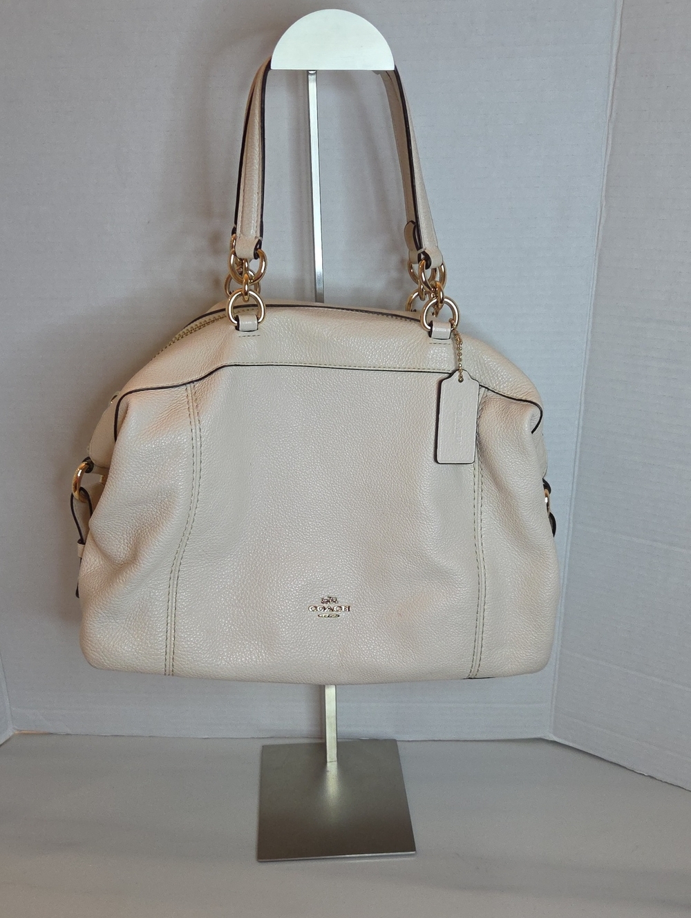 Coach Lenox Satchel Pebbled Leather - Style F59325
